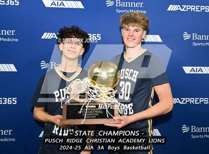 Thumbnail 3 in  Palo Verde vs. Pusch Ridge Christian Academy (AIA 3A Final - Awards) photogallery.