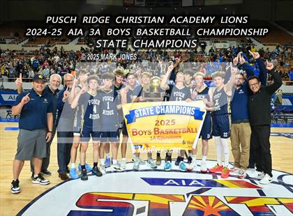 Thumbnail 2 in  Palo Verde vs. Pusch Ridge Christian Academy (AIA 3A Final - Awards) photogallery.