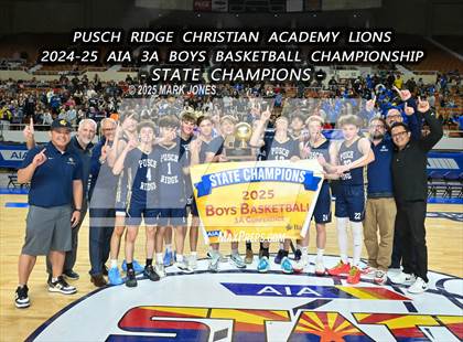 Thumbnail 3 in  Palo Verde vs. Pusch Ridge Christian Academy (AIA 3A Final - Awards) photogallery.