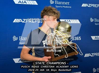 Thumbnail 3 in  Palo Verde vs. Pusch Ridge Christian Academy (AIA 3A Final - Awards) photogallery.