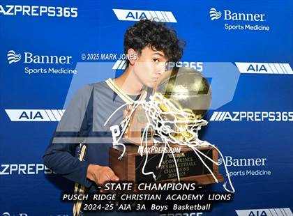 Thumbnail 2 in  Palo Verde vs. Pusch Ridge Christian Academy (AIA 3A Final - Awards) photogallery.