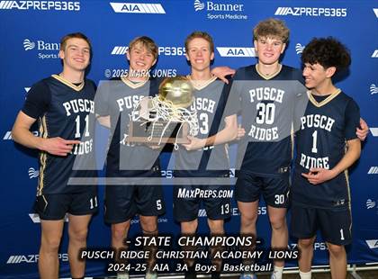 Thumbnail 3 in  Palo Verde vs. Pusch Ridge Christian Academy (AIA 3A Final - Awards) photogallery.