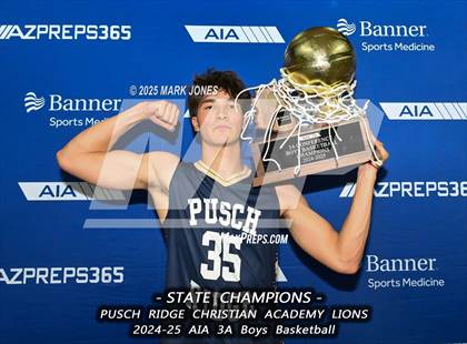 Thumbnail 2 in  Palo Verde vs. Pusch Ridge Christian Academy (AIA 3A Final - Awards) photogallery.