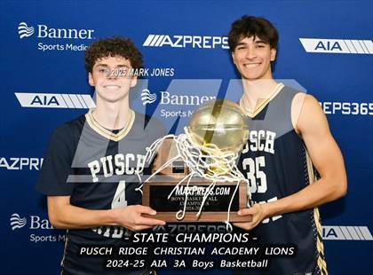 Thumbnail 3 in  Palo Verde vs. Pusch Ridge Christian Academy (AIA 3A Final - Awards) photogallery.