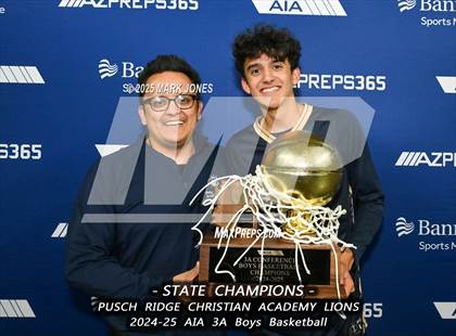 Thumbnail 3 in  Palo Verde vs. Pusch Ridge Christian Academy (AIA 3A Final - Awards) photogallery.