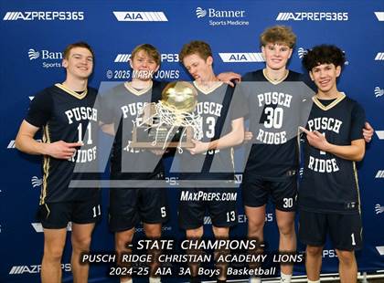 Thumbnail 2 in  Palo Verde vs. Pusch Ridge Christian Academy (AIA 3A Final - Awards) photogallery.