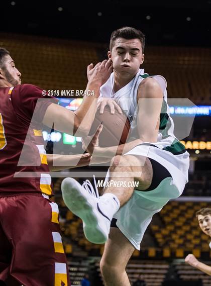 Thumbnail 1 in Cardinal Spellman vs Mansfield (TD Garden Good Sports Invitational) photogallery.