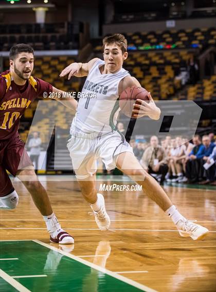 Thumbnail 1 in Cardinal Spellman vs Mansfield (TD Garden Good Sports Invitational) photogallery.
