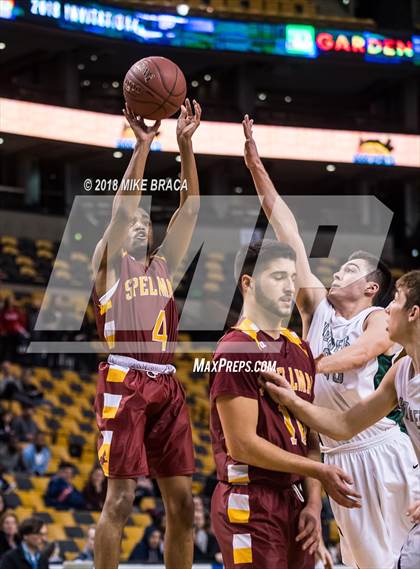 Thumbnail 1 in Cardinal Spellman vs Mansfield (TD Garden Good Sports Invitational) photogallery.