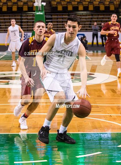 Thumbnail 1 in Cardinal Spellman vs Mansfield (TD Garden Good Sports Invitational) photogallery.