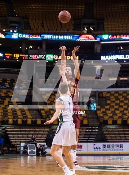 Thumbnail 3 in Cardinal Spellman vs Mansfield (TD Garden Good Sports Invitational) photogallery.