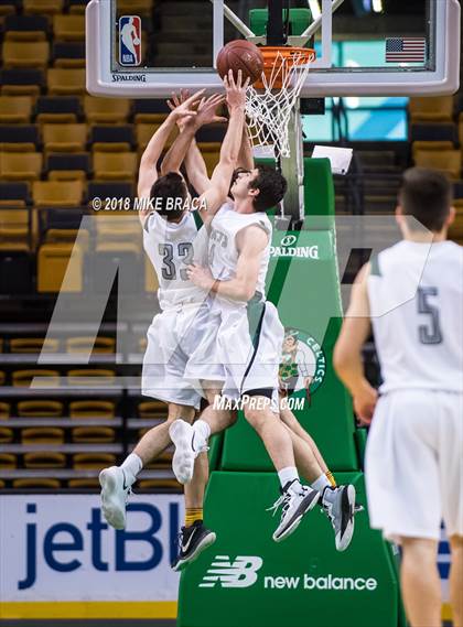 Thumbnail 2 in Cardinal Spellman vs Mansfield (TD Garden Good Sports Invitational) photogallery.