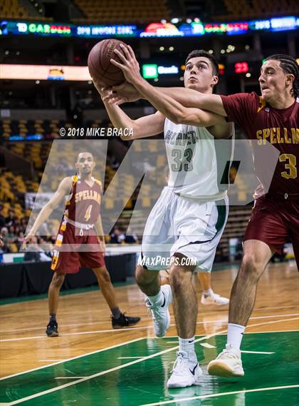 Thumbnail 1 in Cardinal Spellman vs Mansfield (TD Garden Good Sports Invitational) photogallery.