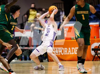 Thumbnail 1 in Greenforest vs. King's Ridge Christian GHSA Class A Private Championship photogallery.