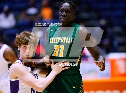 Thumbnail 1 in Greenforest vs. King's Ridge Christian GHSA Class A Private Championship photogallery.
