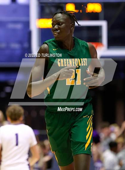 Thumbnail 1 in Greenforest vs. King's Ridge Christian GHSA Class A Private Championship photogallery.