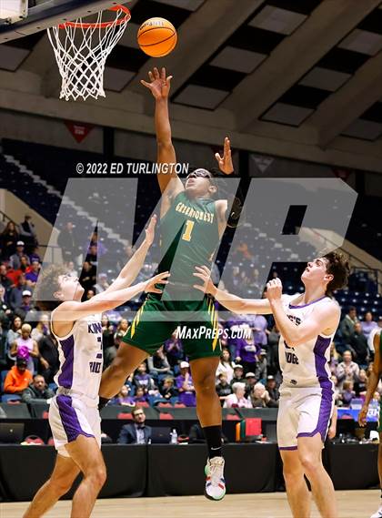 Thumbnail 2 in Greenforest vs. King's Ridge Christian GHSA Class A Private Championship photogallery.