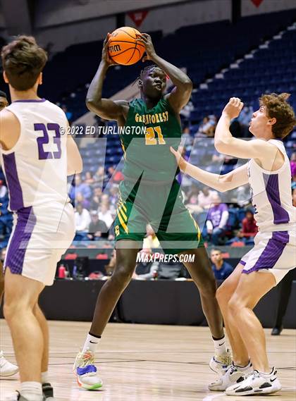 Thumbnail 2 in Greenforest vs. King's Ridge Christian GHSA Class A Private Championship photogallery.