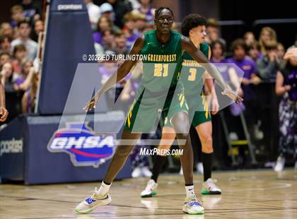 Thumbnail 2 in Greenforest vs. King's Ridge Christian GHSA Class A Private Championship photogallery.