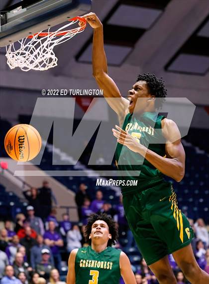 Thumbnail 3 in Greenforest vs. King's Ridge Christian GHSA Class A Private Championship photogallery.