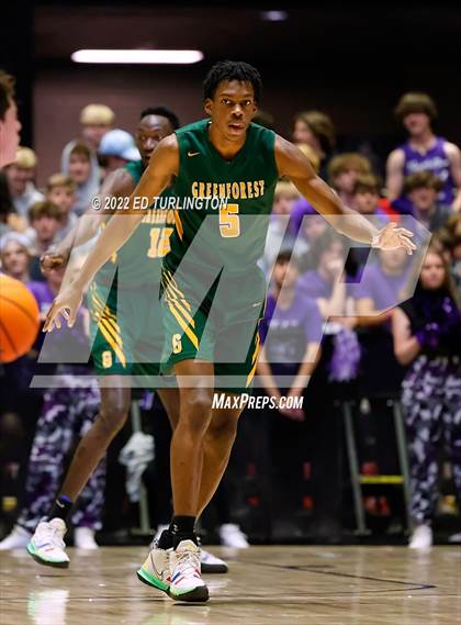 Thumbnail 3 in Greenforest vs. King's Ridge Christian GHSA Class A Private Championship photogallery.