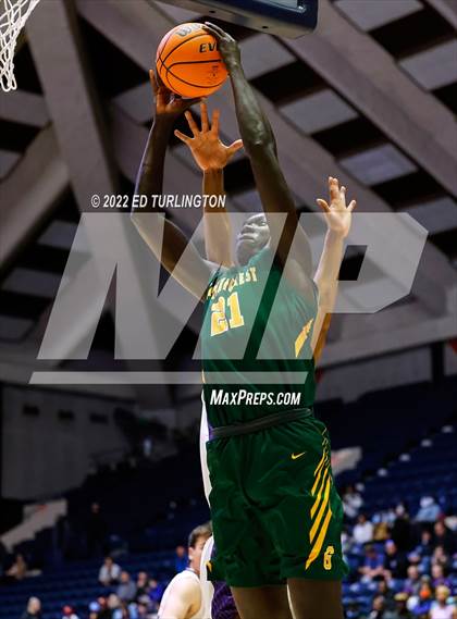 Thumbnail 1 in Greenforest vs. King's Ridge Christian GHSA Class A Private Championship photogallery.