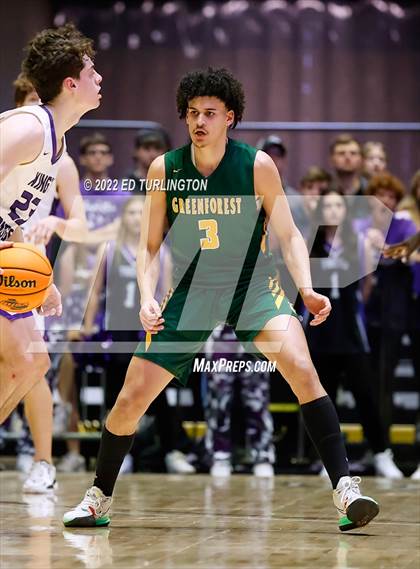 Thumbnail 2 in Greenforest vs. King's Ridge Christian GHSA Class A Private Championship photogallery.