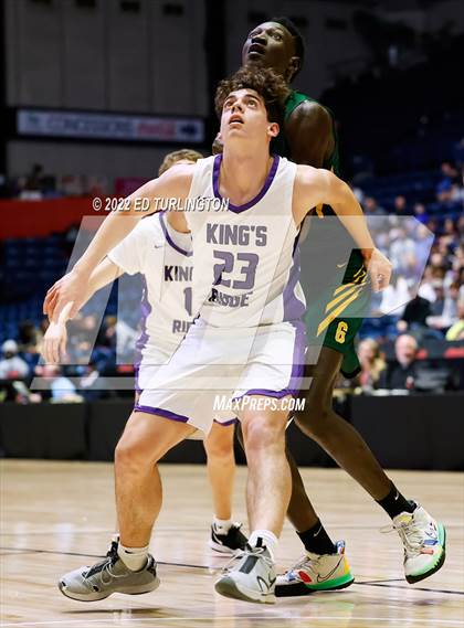Thumbnail 3 in Greenforest vs. King's Ridge Christian GHSA Class A Private Championship photogallery.