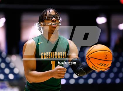 Thumbnail 1 in Greenforest vs. King's Ridge Christian GHSA Class A Private Championship photogallery.