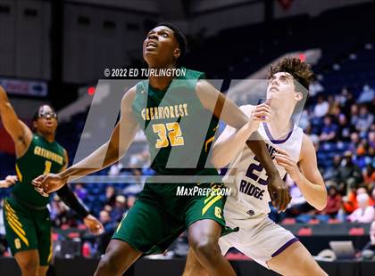 Thumbnail 2 in Greenforest vs. King's Ridge Christian GHSA Class A Private Championship photogallery.
