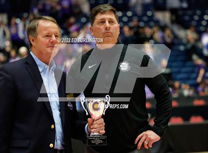 Thumbnail 3 in Greenforest vs. King's Ridge Christian GHSA Class A Private Championship photogallery.