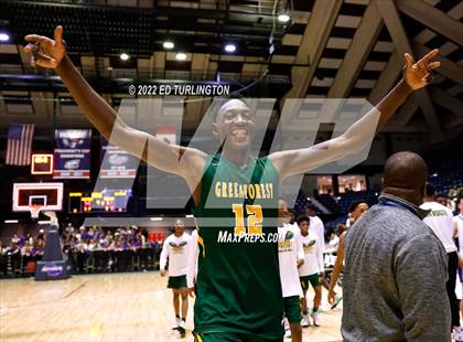 Thumbnail 1 in Greenforest vs. King's Ridge Christian GHSA Class A Private Championship photogallery.