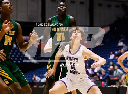 Thumbnail 2 in Greenforest vs. King's Ridge Christian GHSA Class A Private Championship photogallery.