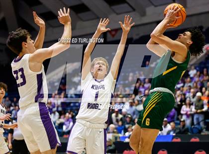 Thumbnail 1 in Greenforest vs. King's Ridge Christian GHSA Class A Private Championship photogallery.