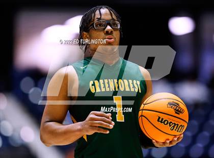 Thumbnail 2 in Greenforest vs. King's Ridge Christian GHSA Class A Private Championship photogallery.