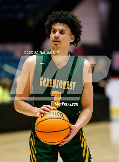 Thumbnail 2 in Greenforest vs. King's Ridge Christian GHSA Class A Private Championship photogallery.
