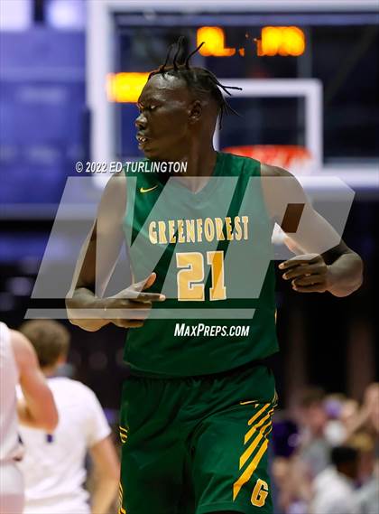 Thumbnail 2 in Greenforest vs. King's Ridge Christian GHSA Class A Private Championship photogallery.