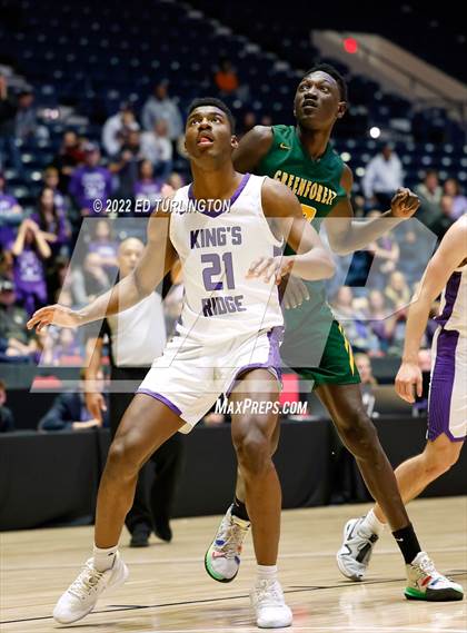 Thumbnail 1 in Greenforest vs. King's Ridge Christian GHSA Class A Private Championship photogallery.