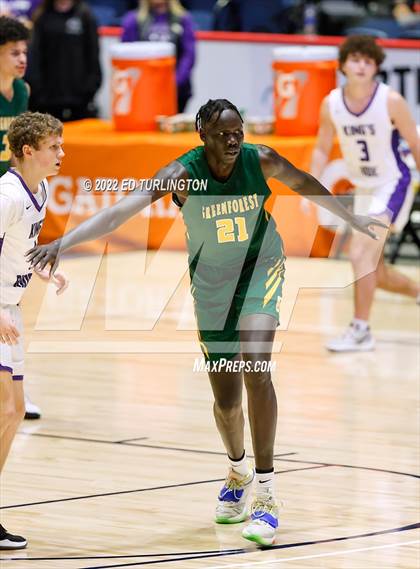 Thumbnail 2 in Greenforest vs. King's Ridge Christian GHSA Class A Private Championship photogallery.