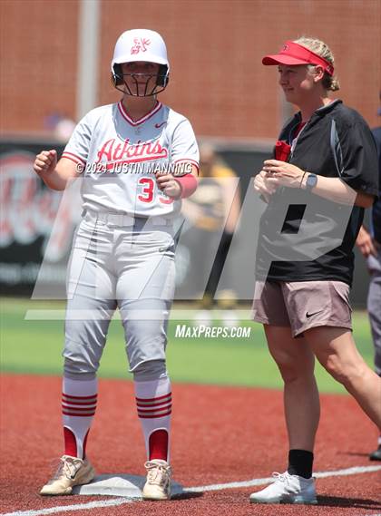 Thumbnail 1 in Atkins vs. Hackett (AAA 3A Semifinal) photogallery.