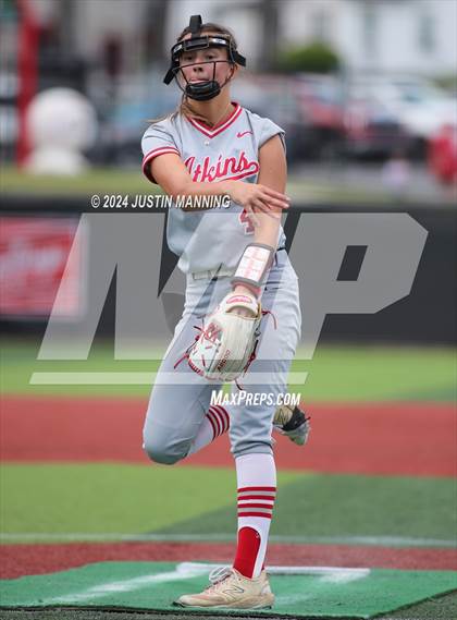 Thumbnail 1 in Atkins vs. Hackett (AAA 3A Semifinal) photogallery.
