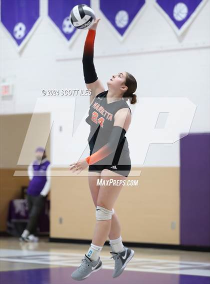 Thumbnail 3 in Dover vs. Marietta (OHSAA D3 District Final) photogallery.