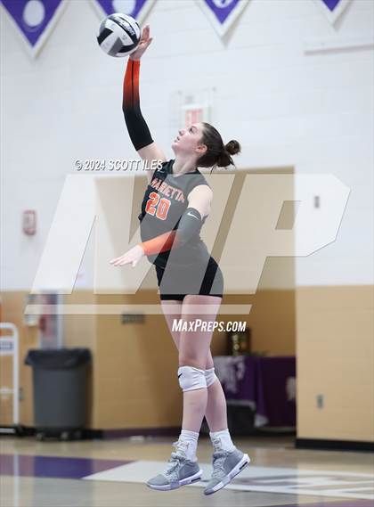 Thumbnail 1 in Dover vs. Marietta (OHSAA D3 District Final) photogallery.
