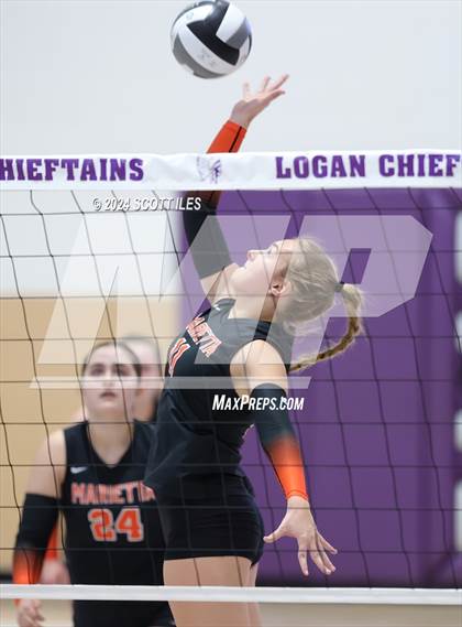 Thumbnail 3 in Dover vs. Marietta (OHSAA D3 District Final) photogallery.