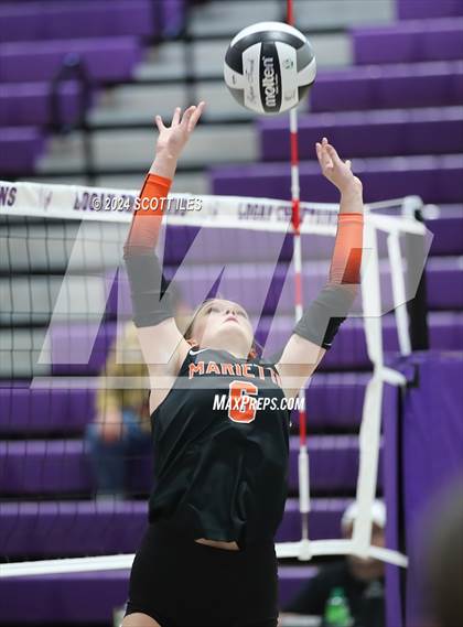 Thumbnail 3 in Dover vs. Marietta (OHSAA D3 District Final) photogallery.