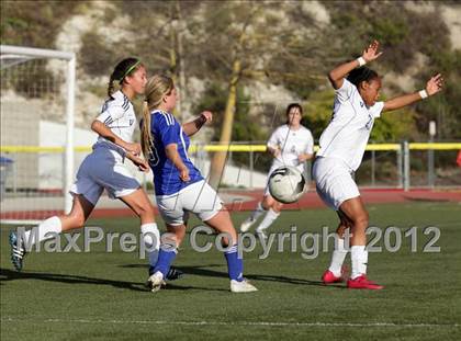 Thumbnail 2 in St. Genevieve vs Milken (CIF SS Playoffs) photogallery.