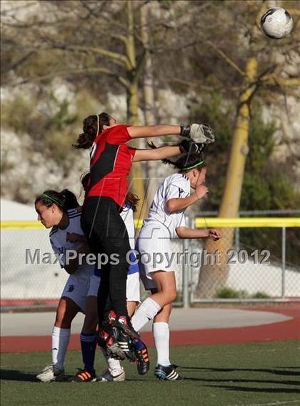 Thumbnail 2 in St. Genevieve vs Milken (CIF SS Playoffs) photogallery.