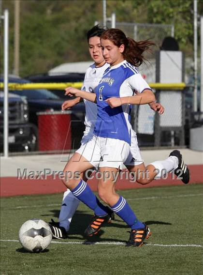 Thumbnail 3 in St. Genevieve vs Milken (CIF SS Playoffs) photogallery.