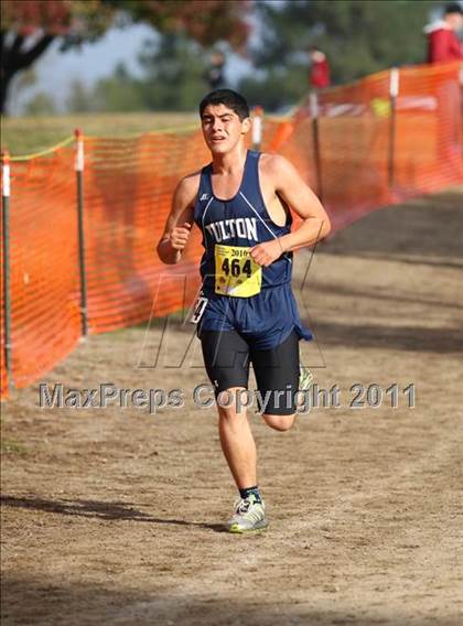 Thumbnail 1 in CIF State Cross Country Championships (D4 Boys) photogallery.