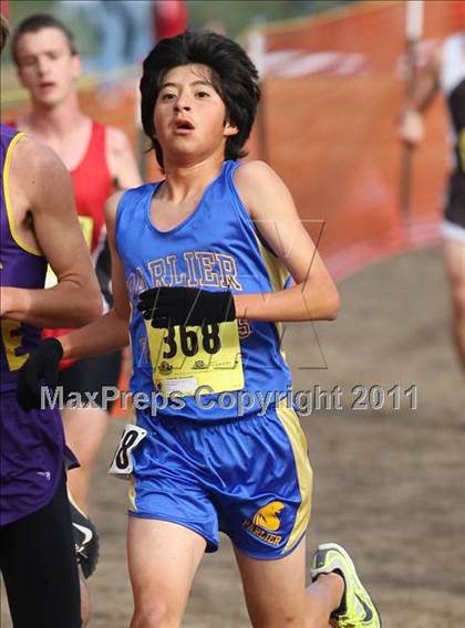 Thumbnail 1 in CIF State Cross Country Championships (D4 Boys) photogallery.
